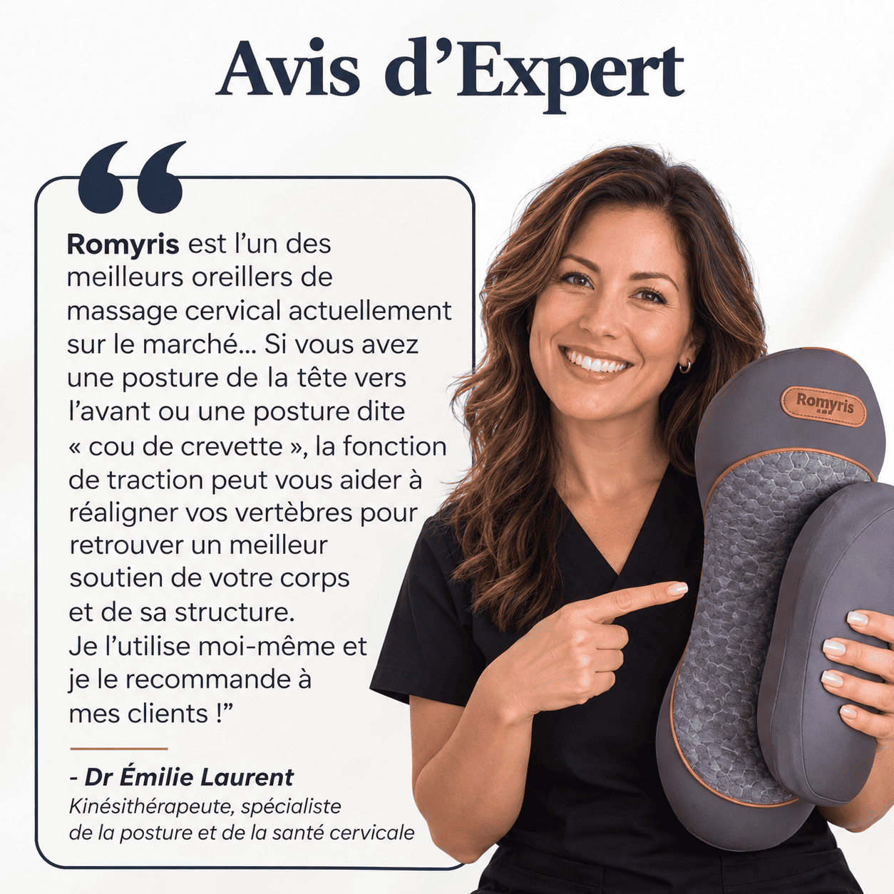 Appareil de massage cervical 3-en-1 Romyris™